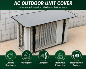 ShadeNex AC outdoor Protector Shield/ Cover with Adjustable Straps